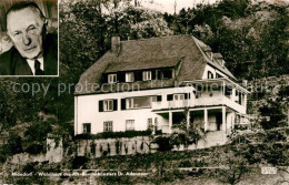 Rhoendorf Wohnhaus Alt Bundeskanzler Konrad Adenauer Portrait - Bad Honnef