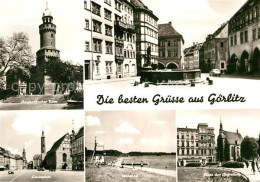 Goerlitz Sachsen Reichenbacher Turm Leninplatz Platz Der Befreiung Untermarkt - Görlitz