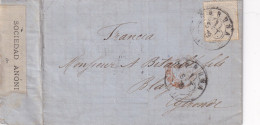LETTRE. ESPAGNE. 1 SEPT 79. CORUNA. GOLDENBERG ALSACIA. HERRAMINTAS. 25c. Yv 177. POUR  BLAYE.  GIRONDE - Briefe U. Dokumente