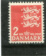 DENMARK/DANMARK - 1969  2k  LIONS  FLUO  MINT - Neufs