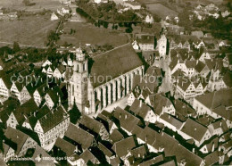 Dinkelsbuehl Stadtzentrum Kirche 1000jaehrige Stadt Fliegeraufnahme - Dinkelsbühl