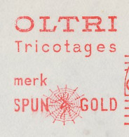 Meter Cover Netherlands 1965 Spider - Web - Knitwear - Oldenzaal - Spiders