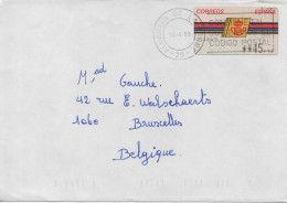 ALHAURIN DE LA TORRE MALAGA CC A BELGICA ATM 1993 - Covers & Documents