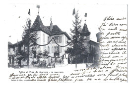 33720 -  Morrens Eglise Et Cure De Morrens 1904 - Morrens