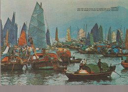 C.P. -  PHOTO - HONG KONG - FLOATING PEOPLE IN CASTLE PEAK BAY - N 833 - NATIONAL CO - China (Hong Kong)