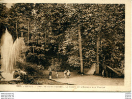 CPA - REVEL - PARC DE SAINT-FERREOL - LA GERBE ET ENTREE DES VOUTES (IMPECCABLE) - Revel