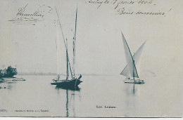 CPA -SUISSE: -  "Barques Sur Le Lac Léman"- (18-02-1904) - Genève