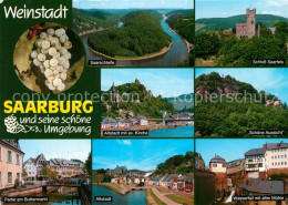 Saarburg Saar Saarschleife Schloss Saarfels Altstadt Kirche Schoene Aussicht But - Saarburg