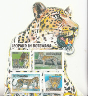 2017 Botswana Leopard Wild Cats Souvenir Sheet   MNH - Botswana (1966-...)
