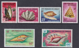 1962 COTE DES SOMALIS - Yvert N. 311/314 + PA 31/32 6 Valori MNH/** - Autres & Non Classés