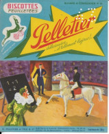 BUVARD  NEUF BISCOTTES  PELLETIER LE CIRQUE N° 55 - Biscotti