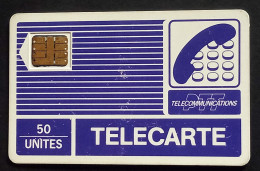 56/ Télécarte  PTT Télécommunication, Puce Schlumberger-SC-A  (50 Unités) - Operatori Telecom