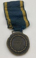 WWII RARA MEDAGLIA COLONIALE DIVISIONE DI FANTERIA SABRATHA 60 CON NASTRINO - Italy