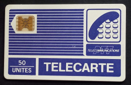 57/ Télécarte  PTT Télécommunication, Puce Schlumberger-SC4-SW (50 Unités) - Operatori Telecom
