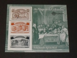 R13 / PORTUGAL / Bloc  N°:  NEUF **, MNH Superbe Thème Christophe Colomb , EUROPA - Christopher Columbus