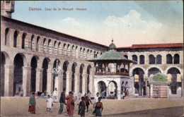 CPA Damaskus Syrien, Cour De La Mosquée Amawi, Moschee, Innenhof - Syria