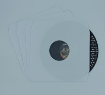 LOT DE 500 SOUS POCHETTES EN PAPIER DOUBLEES BLANCHES POUR VINYLES 33T 33 TOURS - Accessories & Sleeves