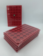 LOT 50 BOX - COLLECTEURS - PLATEAUX VELOURS POUR CAPSULES MUSELETS - 40 CASES RONDES - AVEC COUVERCLE - Autres & Non Classés