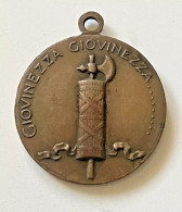 MEDAGLIA GIOVINEZZA GIOVINEZZA ADUNATA LOMBARDA CAMICE NERE 20-MARZO-1922 RARA - Italy