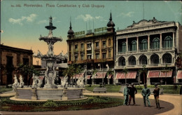 CPA Montevideo Uruguay, Plaza Constitucion, Club Uruguay - Uruguay