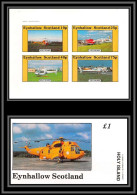 81439 Eynhallow Scotland 1982 ** MNH Hélicoptère Hélicopter Non Dentelé Imperf - Helicopters