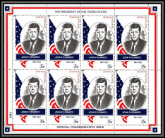 81638 Staffa Scotland John F Kennedy 1961/1963 President Presidents Of The United States Usa Feuille Sheet ** MNH 1982 - Us Independence