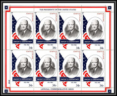 81635 Staffa Scotland Dwight D Eisenhower 1953/1961 President Presidents Of The United States Usa Feuille Sheet ** MNH - Us Independence