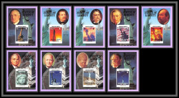 81608 British Virgin Islands 1986 Scott N°559/567 Statue Of Liberty Statue Liberté New York Non Dentelé Imperf ** MNH - Iles Vièrges Britanniques