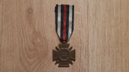 Croix Du Combattant Hindenburg Médaille Allemande 1914-1918 WW1 - Germany