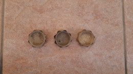 Lot 3 Bouchons Grenades à Manche WW1 - Armi Da Collezione