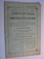 Arezzo + L'Agricoltore Toscano Anno 1906 - Livres Anciens