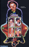 Liberia 2003 Clowns 4v M/s, Albert Fratellini, Mint NH, Performance Art - Circus - Circus