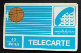 59/ Télécarte  PTT Télécommunication, Puce Bull- B1 (40 Unités) - Operatori Telecom
