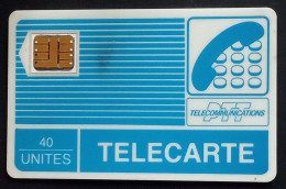 60/ Télécarte  PTT Télécommunication, Schlumberger SC-A  (40 Unités) - Operatori Telecom