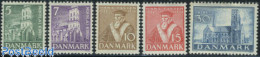 Denmark 1936 400 Years Reformation 5v, Mint NH, Religion - Churches, Temples, Mosques, Synagogues - Religion - Nuovi