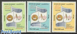Kuwait 1989 Arab Medical Association 3v, Mint NH, Health - Health - Koweït