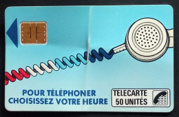 61/ Télécarte  France Télécom, Puce Schlumberger SC-A  (50 Unités) - Operatori Telecom