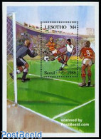 Lesotho 1987 Olympic Games S/s, Mint NH, Sport - Football - Olympic Games - Lesotho (1966-...)