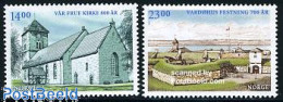 Norway 2007 Architecture 2v, Mint NH, Religion - Churches, Temples, Mosques, Synagogues - Ongebruikt