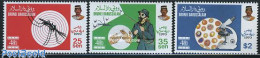 Brunei 1988 W.H.O. 3v, Mint NH, Health - Nature - Health - Insects - Brunei (1984-...)