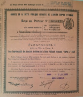 Conseil De La Dette Publique Répartie De L'ancien Empire Ottoman - 1928 - Afrika