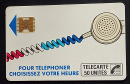66/ Télécarte  France Télécom, Puce Schlumberger SC-A  (50 Unités) - Operatori Telecom