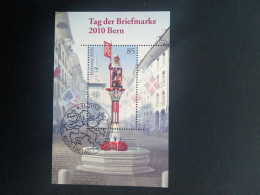 SCHWEIZ BLOCK 46 GESTEMPELT(USED) TAG DER BRIEFMARKE 2010 ZÄHRINGER-BRUNNEN BERN - Blocs & Feuillets
