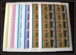 73 Train Locomotive Bequia Grenadines St Vincent Uk Cornwall Essai Proof Non Dentelé Imperf ** MNH Feuilles Sheets - St.Vincent & Grenadines