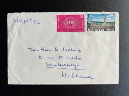 KENYA 1965 LETTER ELDORET TO WINTERSWIJK NETHERLANDS - Kenya (1963-...)
