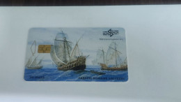 ANTILLES-(NETERLANDS)-(AN-BON-TBO-0010A)-Caravel Bonaire 500 Years-(13)(20unis)(060659)-(1/00)-good Card - Antillas (Nerlandesas)