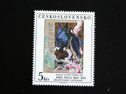 TCHECOSLOVAQUIE CESKOSLOVENSKO CZECHOSLOVAKIA YT 2516 ** MNH - EMIL FILLA PEINTRE - Ungebraucht