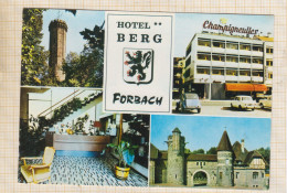 25F303 Hotel Berg Forbach Multi Vues Voitures (2cv ) - Forbach