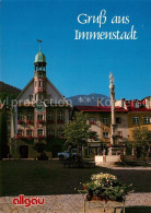 Immenstadt Allgaeu Stadtzentrum Brunnen - Immenstadt