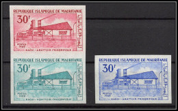 94055s Y&t N°274 Kaedi Abattoir Frigorifique Slaughterhouse Mauritanie Non Dentelé Imperf ** MNH 1969 3 Couleurs - Usines & Industries